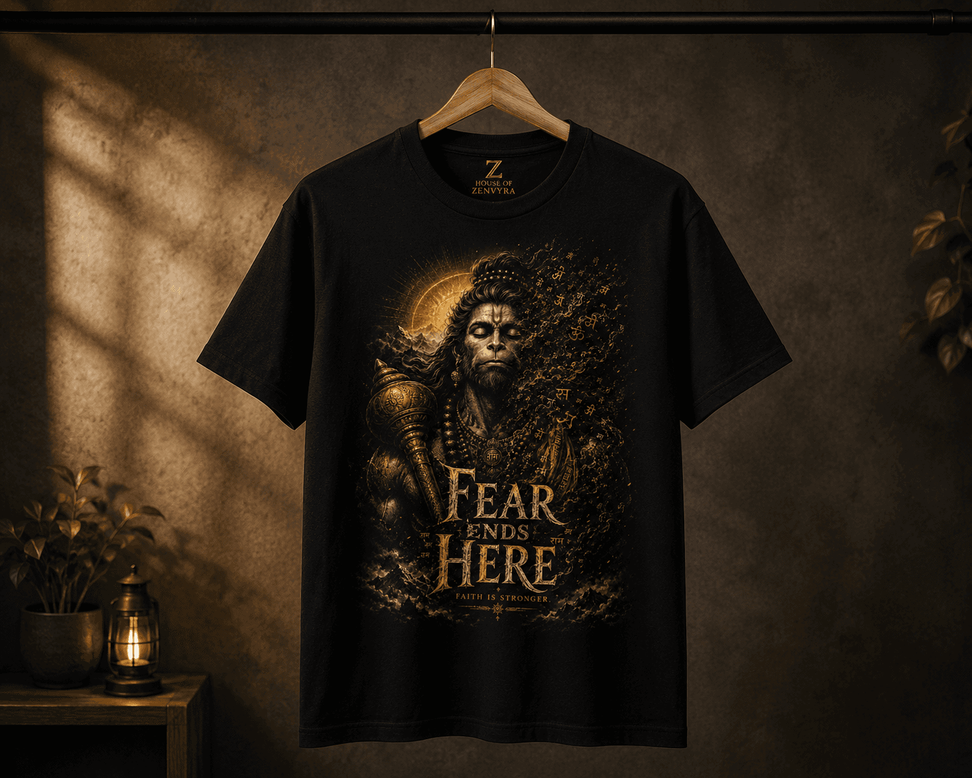 Fear Ends Here Oversized Tee
